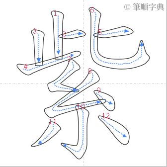 紫筆劃|紫的筆順 國字「紫」筆畫